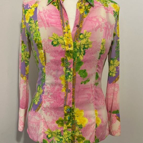 Versace Spring 2004 Silk Blouse - Picture 7 of 10